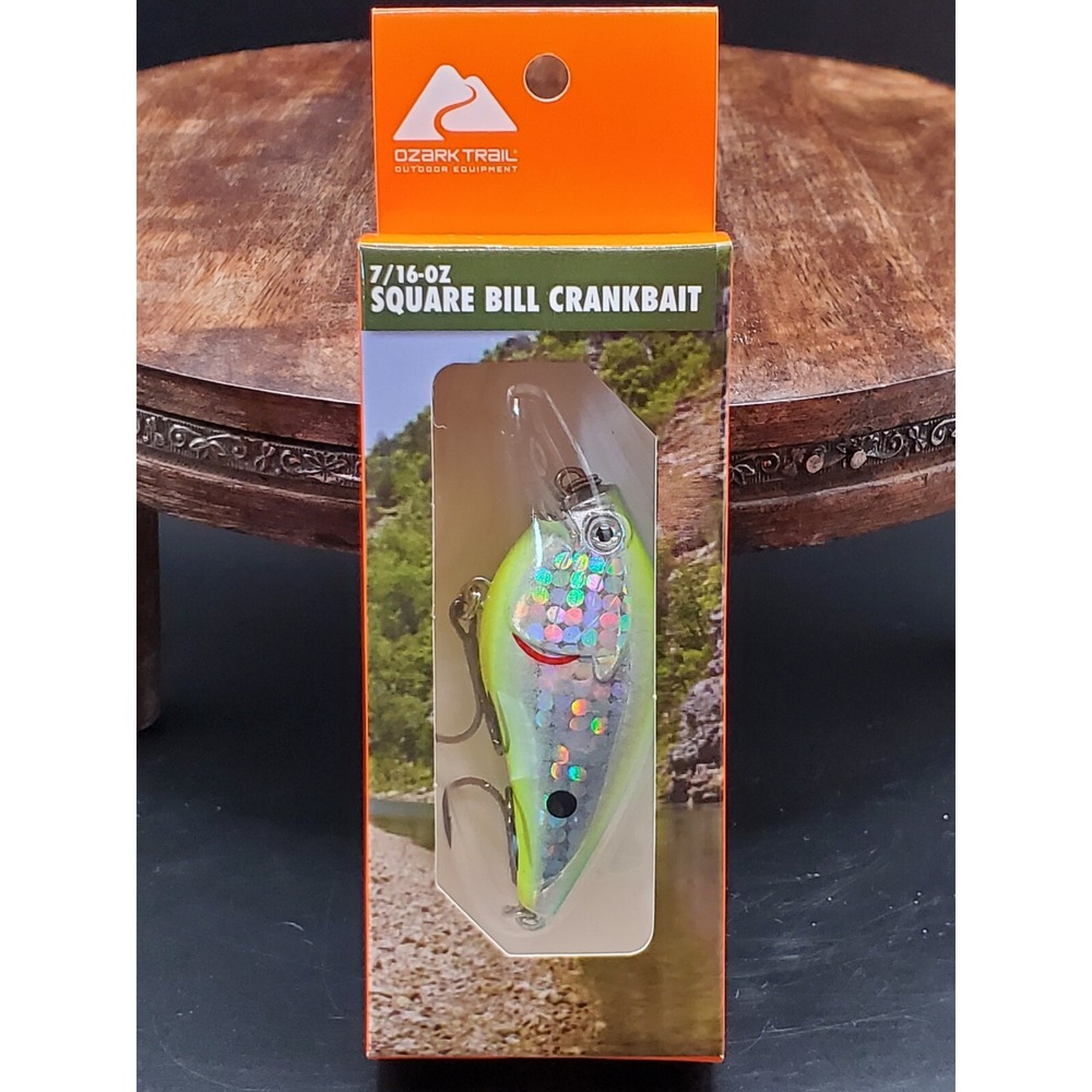 Ozark Squarebill Crankbait Fishing Lure 7/16oz